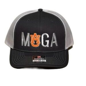 MAGA Snapback Auburn Direct Embroidered Curved Bill Mesh Back Hat Cap